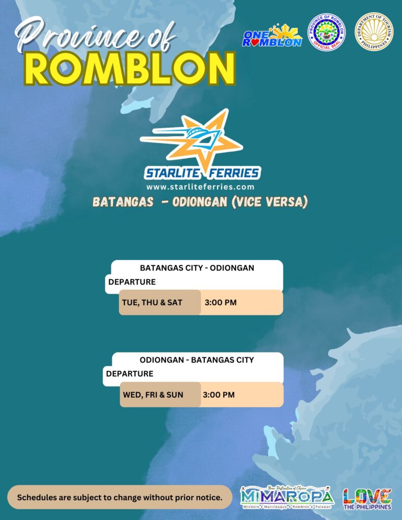 batangas city -odiongan